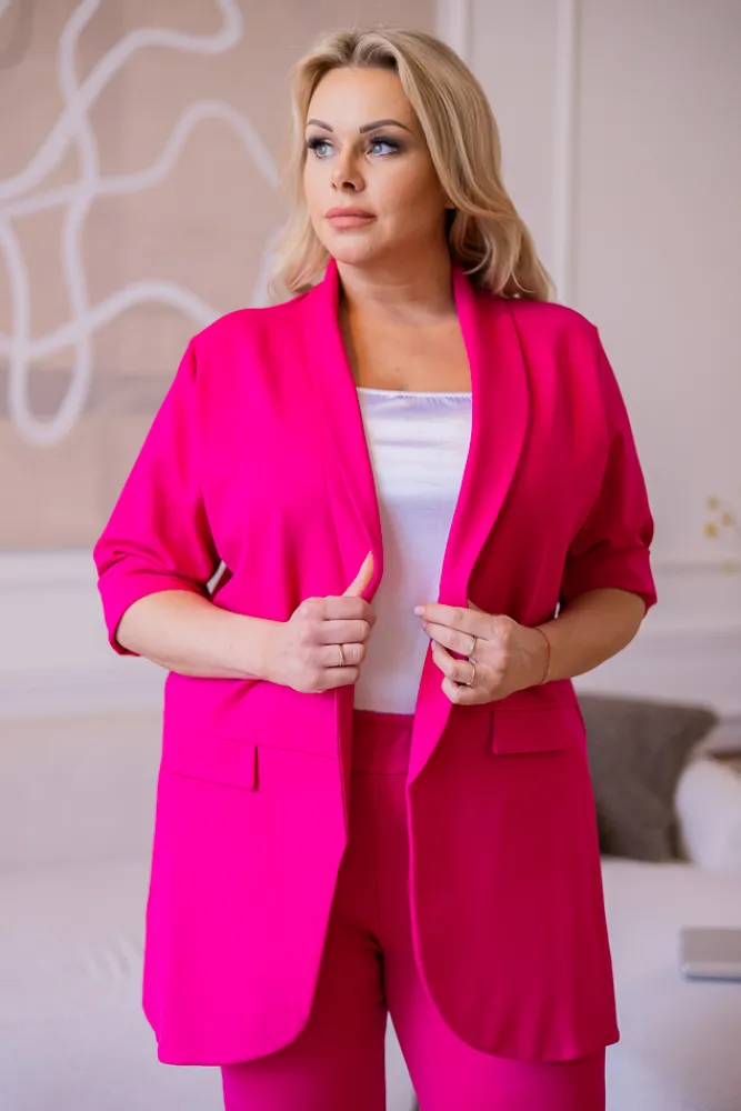 Damskie Polski Fuksjowy Garnitur CINTA