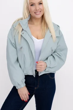 Damskie Gołębioszara Kurtka ASNEL