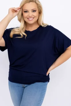 Damskie Polski Granatowa Bluzka CILIO