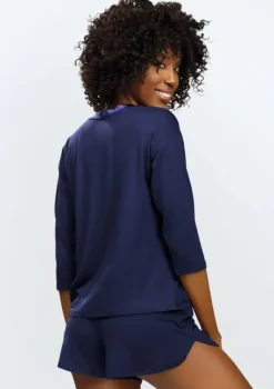 Polski Granatowa Piżama EDITH