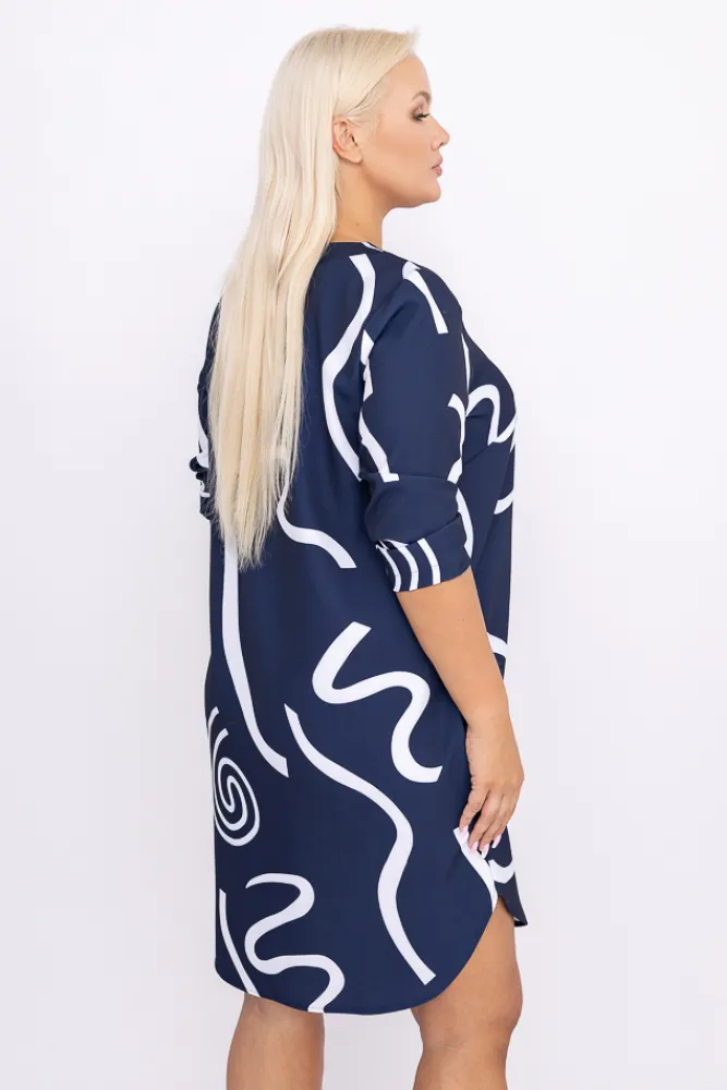 Damskie Polski Granatowa Tunika ATTIMA