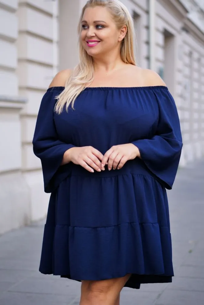 Damskie Polski Granatowa Tunika FISKARI