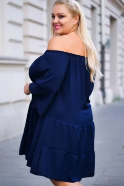 Damskie Polski Granatowa Tunika FISKARI