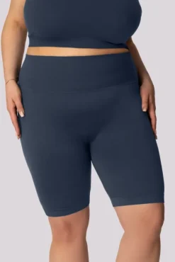 Polski Granatowe Spodenki bikery BASE