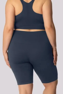 Polski Granatowe Spodenki bikery BASE