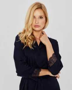 Polski Szlafrok satynowy SELINA