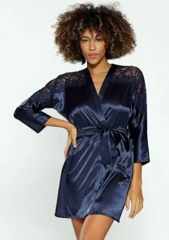 Polski Szlafrok satynowy ALEXANDRA