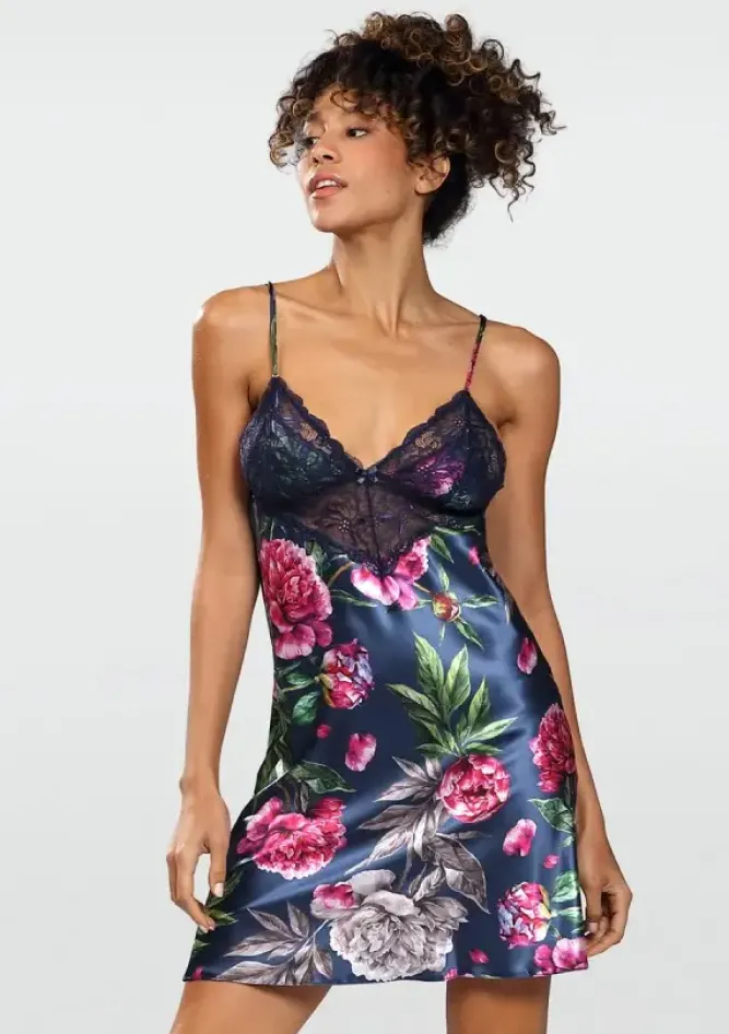 Polski Halka satynowa FLOWERS DK-HA 001