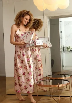 Polski Halka satynowa FLOWERS DK-HI 004