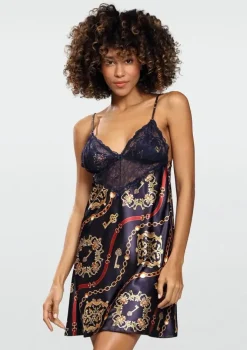 Polski Halka satynowa FLOWERS DK-HA 014