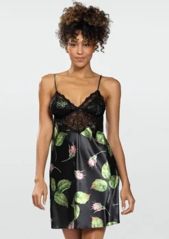 Polski Halka satynowa FLOWERS DK-HA 008