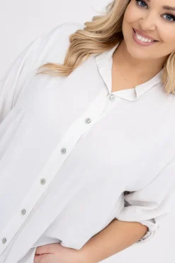 Damskie Włoski Jasnobeżowa Koszula MILOGI