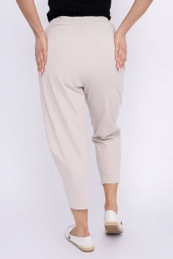 Damskie Włoski Jasnobeżowe Spodnie 7/8 BARTISIA