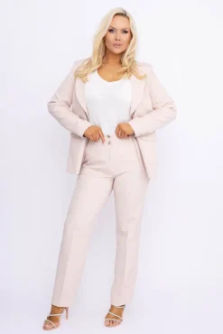 Damskie Polski Jasno Garnitur jednorzędowy LENTURI