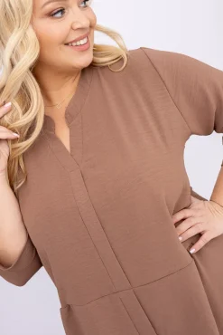 Damskie Polski Jasnobrązowa Koszula AGILE