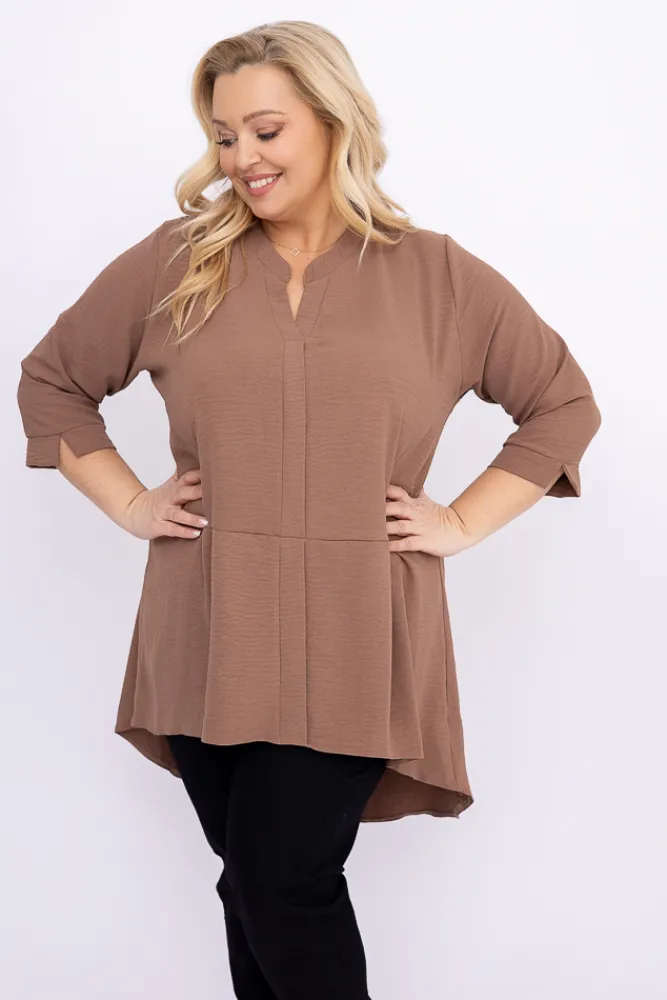 Damskie Polski Jasnobrązowa Koszula AGILE