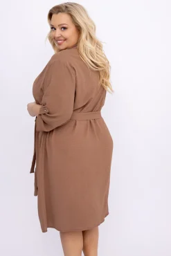 Polski Jasnobrązowa Sukienka POWER