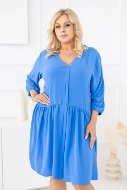 Polski Jasnoniebieska Sukienka AMANTE