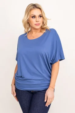 Damskie Polski Jeansowoniebieska Bluzka CILIO