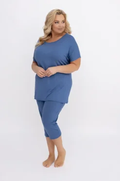 Polski Jeansowoniebieska Piżama SLIPIN