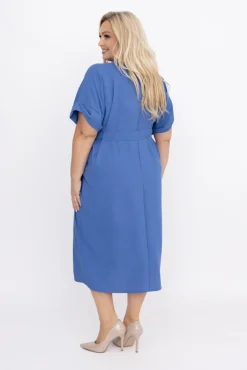 Polski Jeansowoniebieska Sukienka MICHIGAN