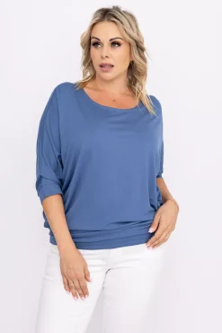 Damskie Polski Jeansowoniebieska Tunika LUMINA