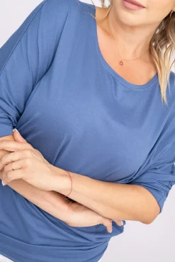 Damskie Polski Jeansowoniebieska Tunika LUMINA