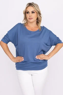 Damskie Polski Jeansowoniebieska Tunika LUMINA