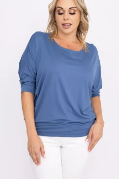 Damskie Polski Jeansowoniebieska Tunika LUMINA