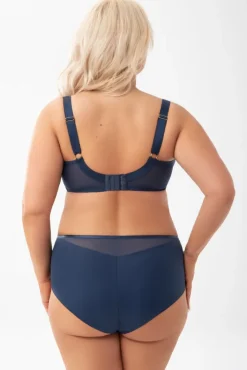 Gorsenia K910 biustonosz miękki granatowy NARCISA