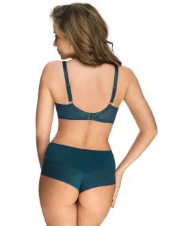 Gorsenia K496 biustonosz miękki na drutach zielony PARADISE