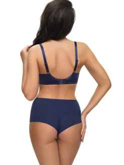 Gorsenia K496 biustonosz miękki na drutach granatowy PARADISE