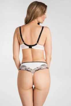 Gorsenia K842 stringi białe BLACK&WHITE