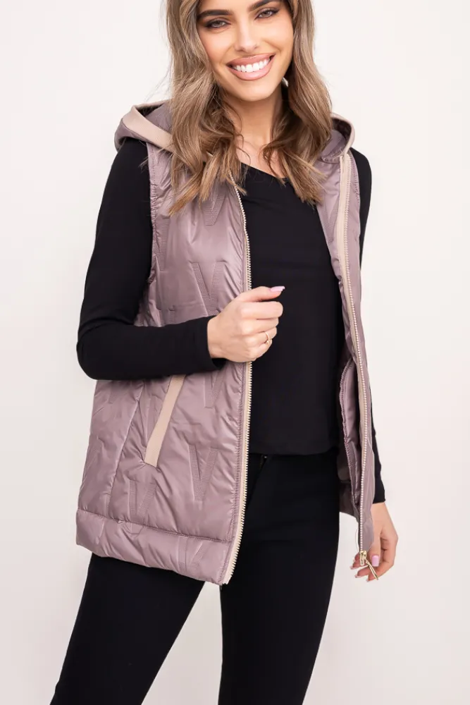 Damskie Polski Kakaowa Kamizelka APERI