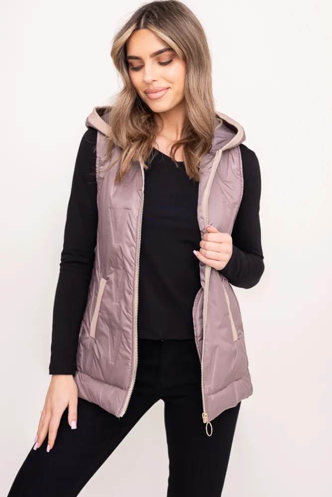 Damskie Polski Kakaowa Kamizelka APERI