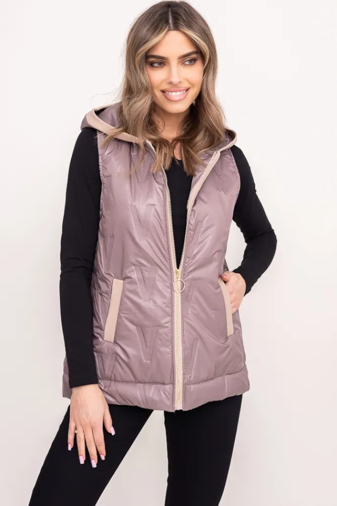 Damskie Polski Kakaowa Kamizelka APERI