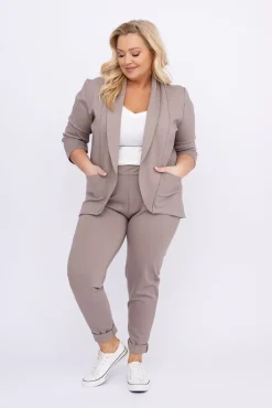 Damskie Polski Kawowa Marynarka BAKIOLA