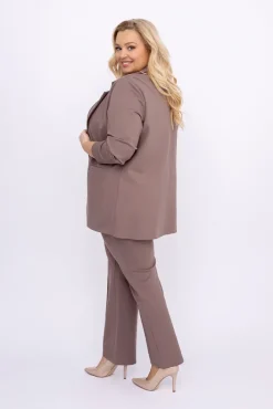 Damskie Polski Kawowa Marynarka PUNTURI