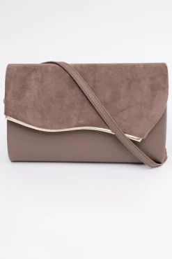 Damskie Kawowa Torebka kopertowa SOLIO