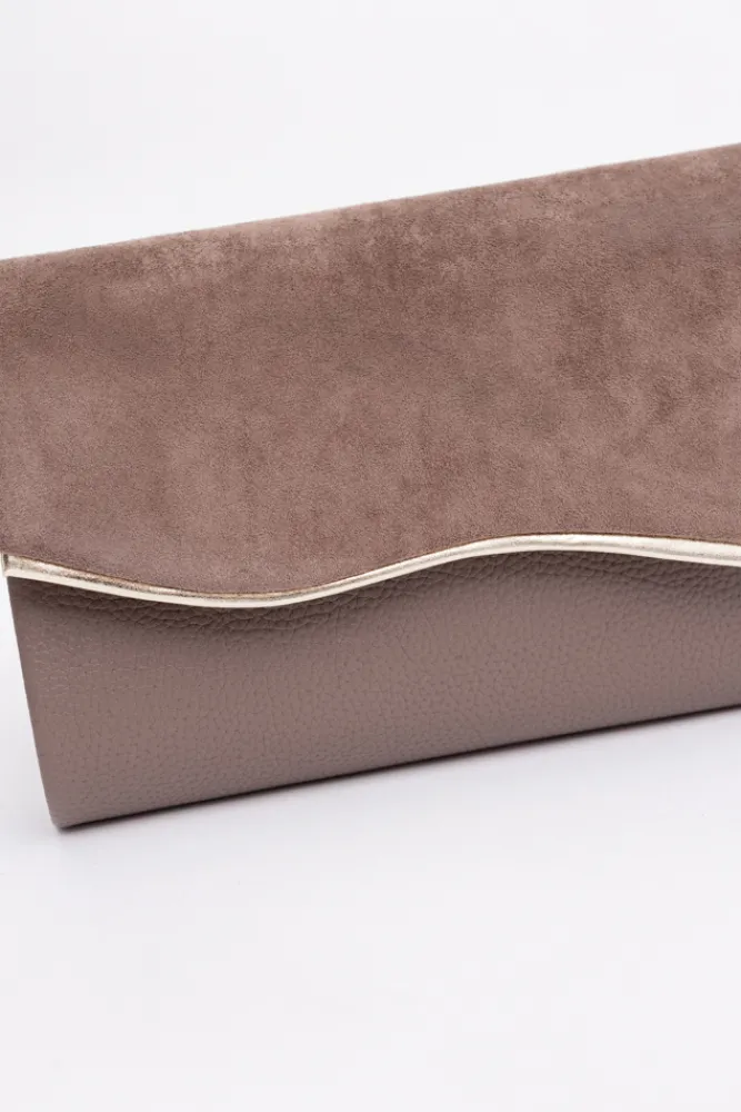 Damskie Kawowa Torebka kopertowa SOLIO