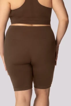 Polski Kawowe Spodenki bikery BASE