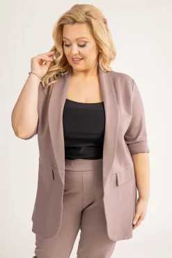 Damskie Polski Kawowy Garnitur CINTA