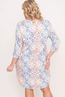 Damskie Polski Kolorowa sukienka MODERN LADY