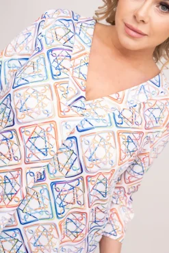 Damskie Polski Kolorowa sukienka MODERN LADY