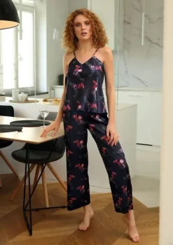 Polski Komplet satynowy FLOWERS DK-KI 009