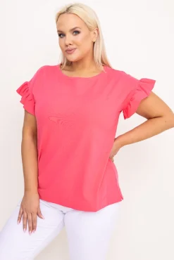 Damskie Polski Koralowa Bluzka BELLO