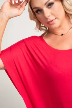 Polski Koralowa Sukienka z frędzlami RIVINO