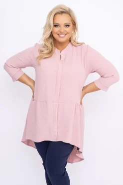 Damskie Polski Koszula AGILE Brudny Róż