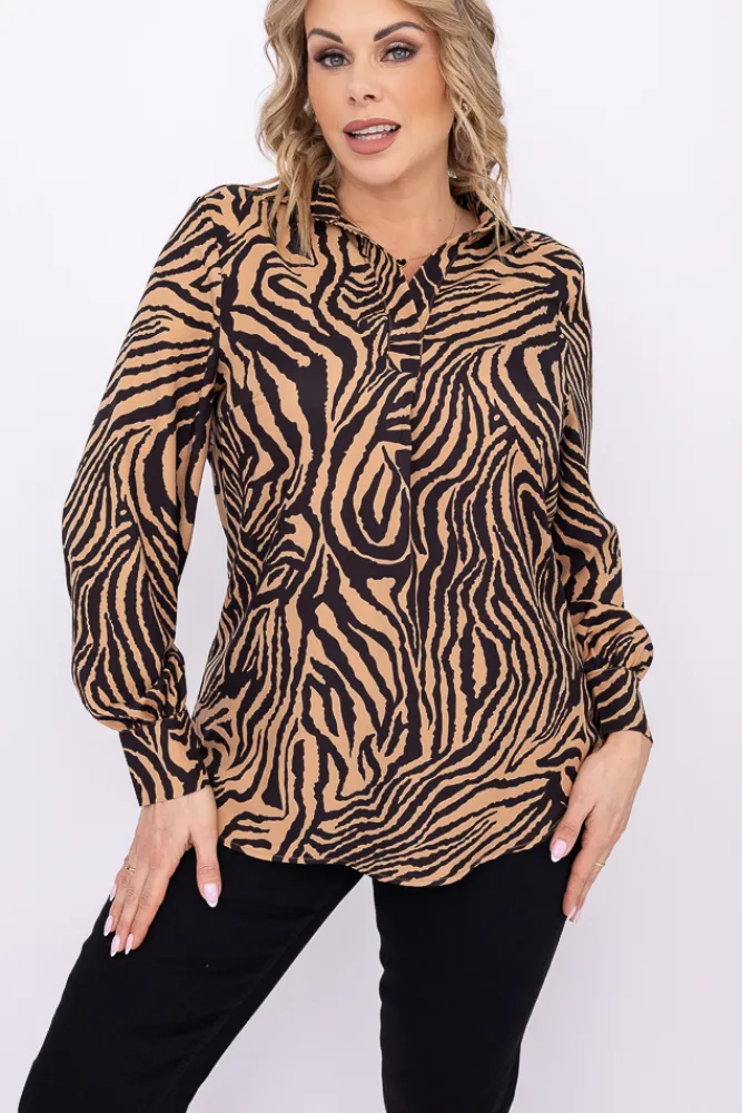 Damskie Polski Koszula ELENIA Wzór 1