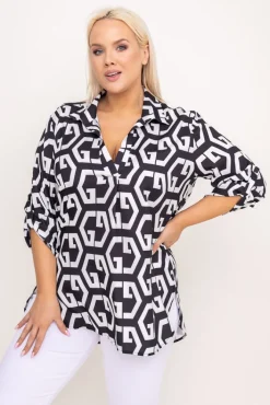 Damskie Polski Koszula HANZI Wzór 6